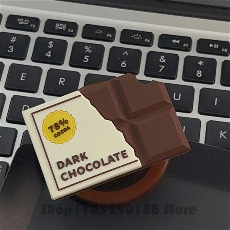 

Korean Cute 3D Chocolate Magnetic Holder Grip Tok Griptok Phone Stand Holder Support For iPhone 16 15 For Pad Magsafe Smart Tok