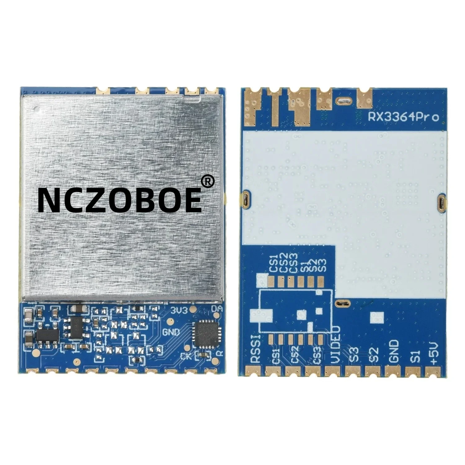 NCZOBOERX3364 RX3364PRO RX3364PRO-SPI 3.3G Wireless FPV SPI Image Transmission Simulates Video Transmission And RSSI Reception