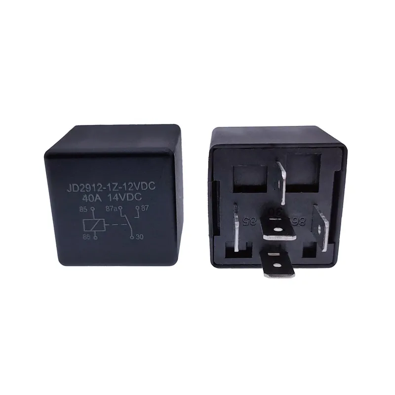 40A Auto Car Relay JD2912 4Pin 5Pin DC 12V 24V 36V 48V 72V with Mounting Hole Coil Power 1.8W Automobile Control Device