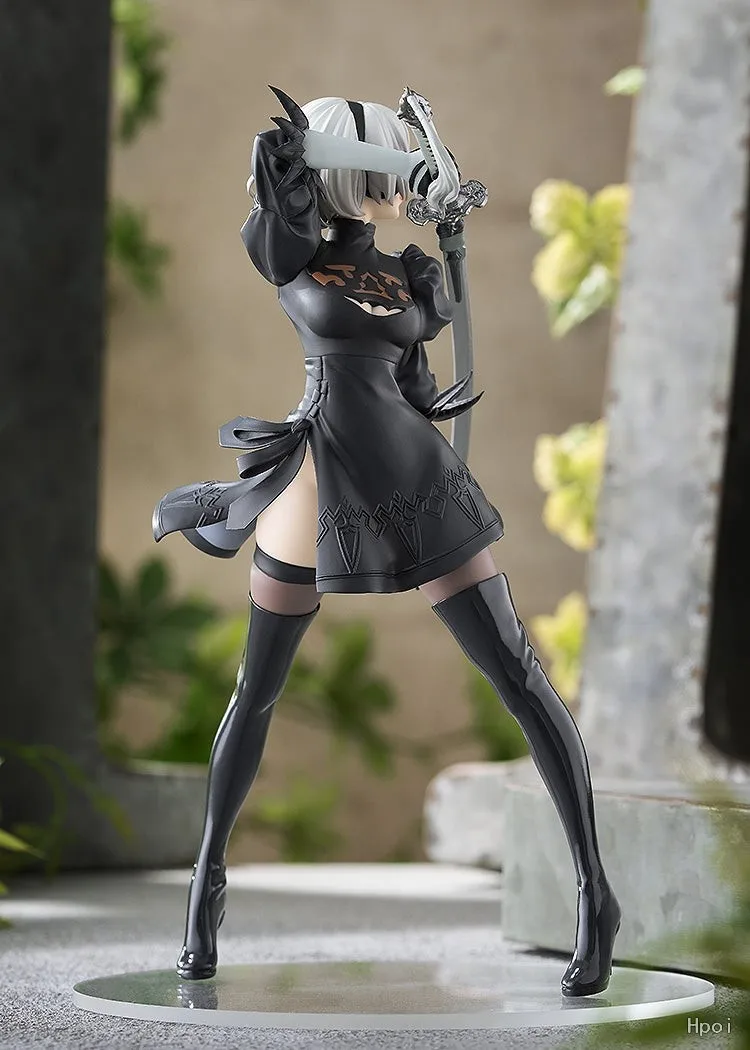 18CM 2B Anime Game NieR: Automaten Figuur YoRHa Nr. 2-type B animatiemodel speelgoed geschenken collectie desktop decoratie ornamenten