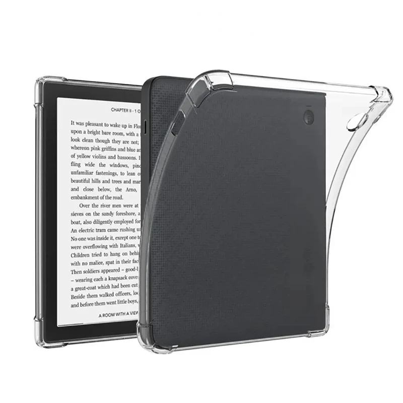 

Мягкий чехол из ТПУ для Rakuten Kobo Libra/Clara Color BW 2024, 7 дюймов, тонкий, легкий, прозрачный, силиконовый, гибкая задняя крышка