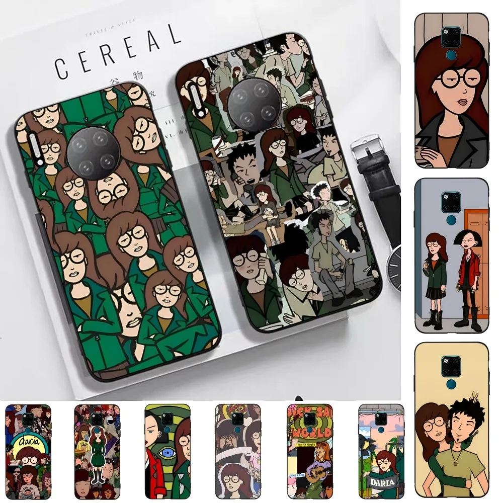 Cartoon D-Daria Phone Case For Huawei Mate 10 20 30 40 50 lite pro Nova 3 3i 5 6 SE 7 pro 7SE