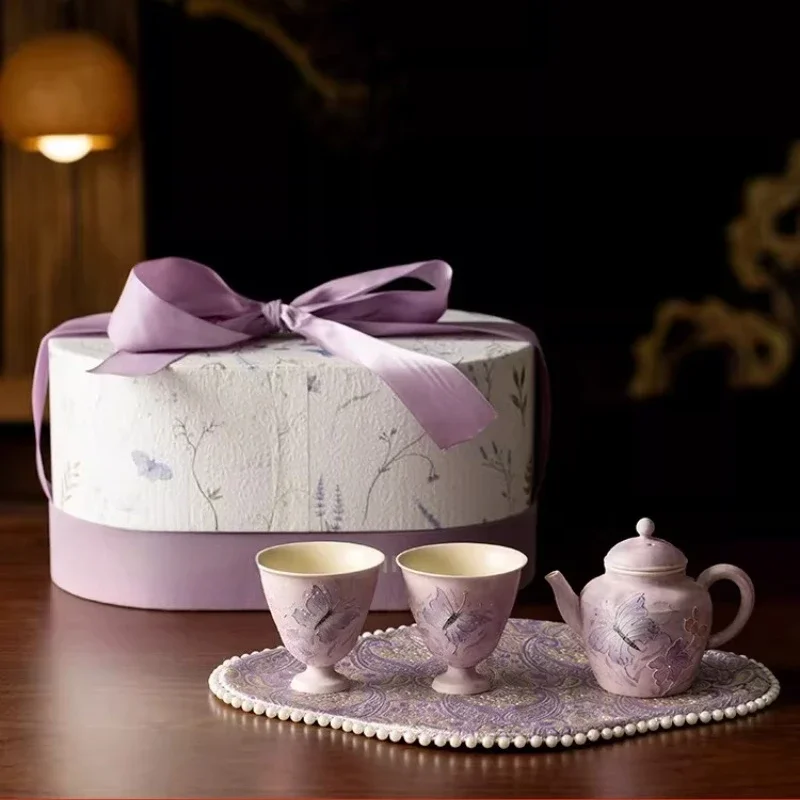 Teapot tea cup pot household ceramic kung fu tea set