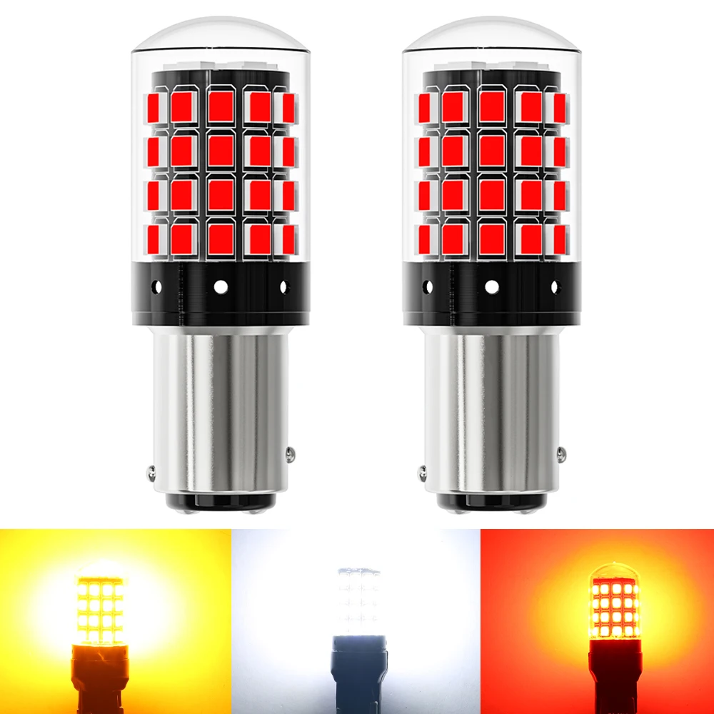

2 шт., автомобисветильник светодиодные лампы P21/5 Вт 1157 BAU15S PY21W BAY15D 1156 P21W Ba15S W21W