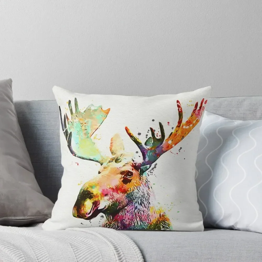 

Moose Head Throw Pillow Cusions Cover Couch Pillows Cushion Child pillow cover luxury pillow