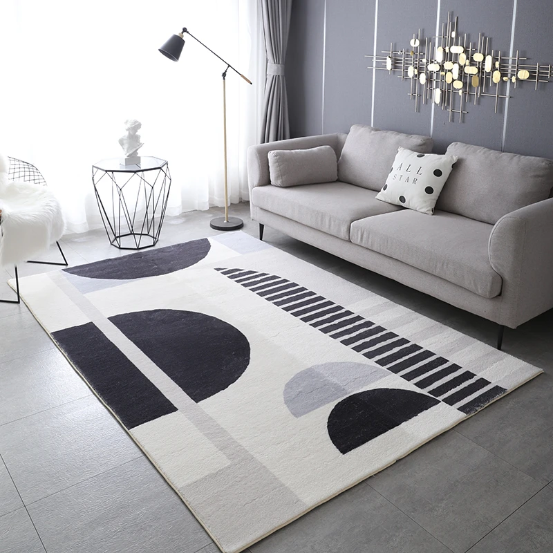 Modern Living Room Sofa Coffee Table Rugs Light Luxury Room Decoration Carpets Large Area Bedroom Carpet Simple Study Lounge Rug