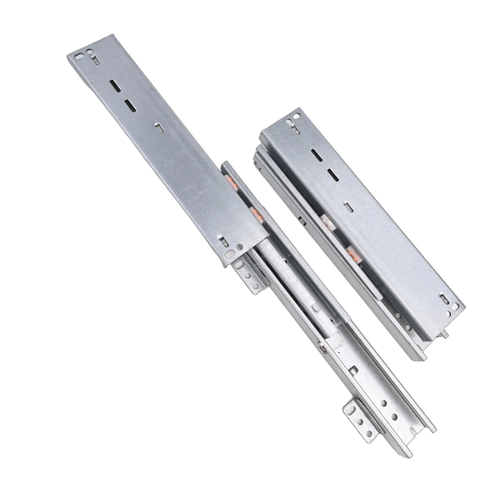 550mm Drawer Guides 55cm Full Extension Drawer Hydraulic Cylinder Reliable Home Choice Three-Stage Design For Cabinets