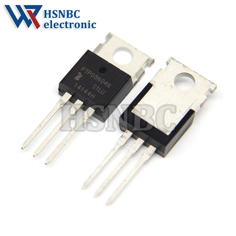 10 Pçs/lote PTP03N04N 03N04 TO-220 80A 40V N-canal Potência MOSFET Transistor 100% Novo Original