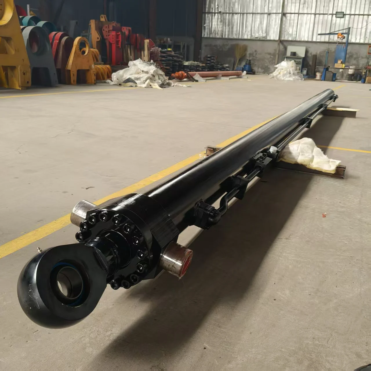 Customizable Hydraulic Cylinders Engineering Machinery  Single Double Acting Telescopic Hydraulic Cylinder