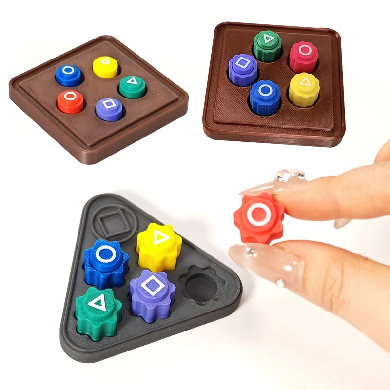 Gonggi Korean Traditional Game 5 Dice Folk Game Set Jack Stone Pebbles Set Hand Eye Coordination Training Toy for Children