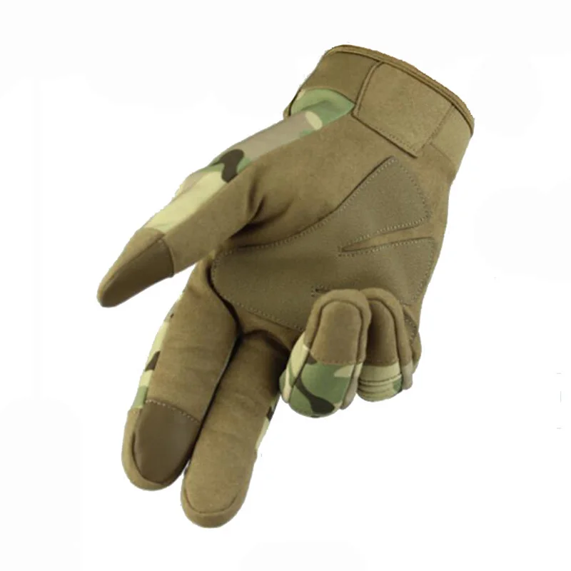 Guantes tácticos para deportes al aire libre, caza, ciclismo militar, motocicleta, impermeables y resistentes al viento, guantes de dedo completo para senderismo y Camping