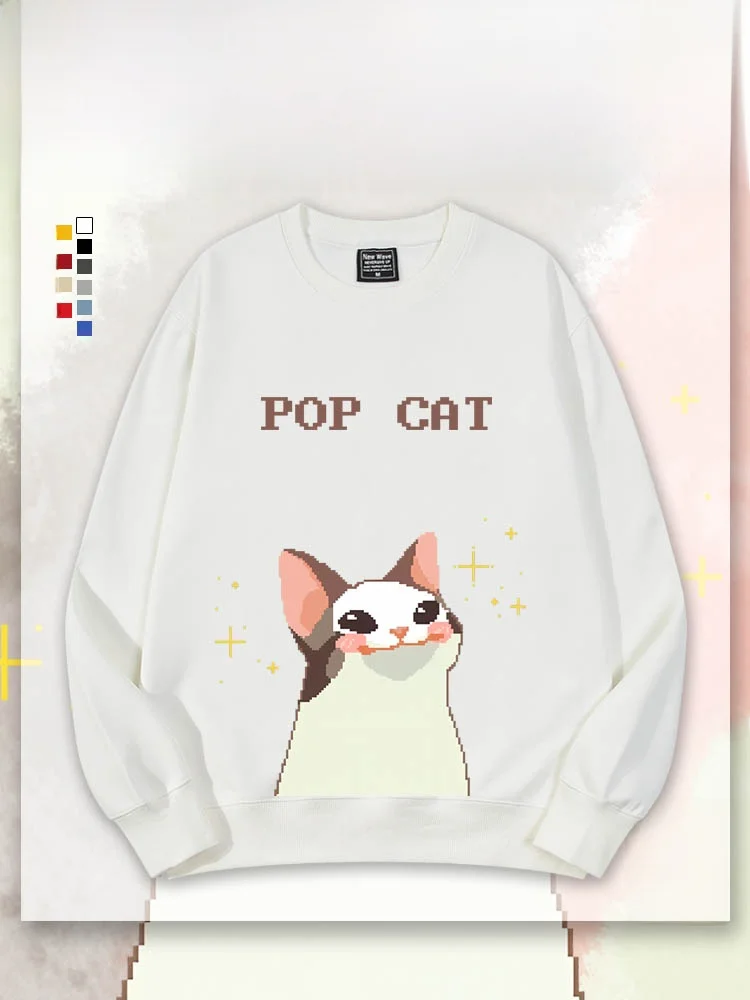 

Очаровательная толстовка с принтом и флисовой подкладкой, детская одежда свободного кроя, модная осенне-зимняя верхняя одежда для детей