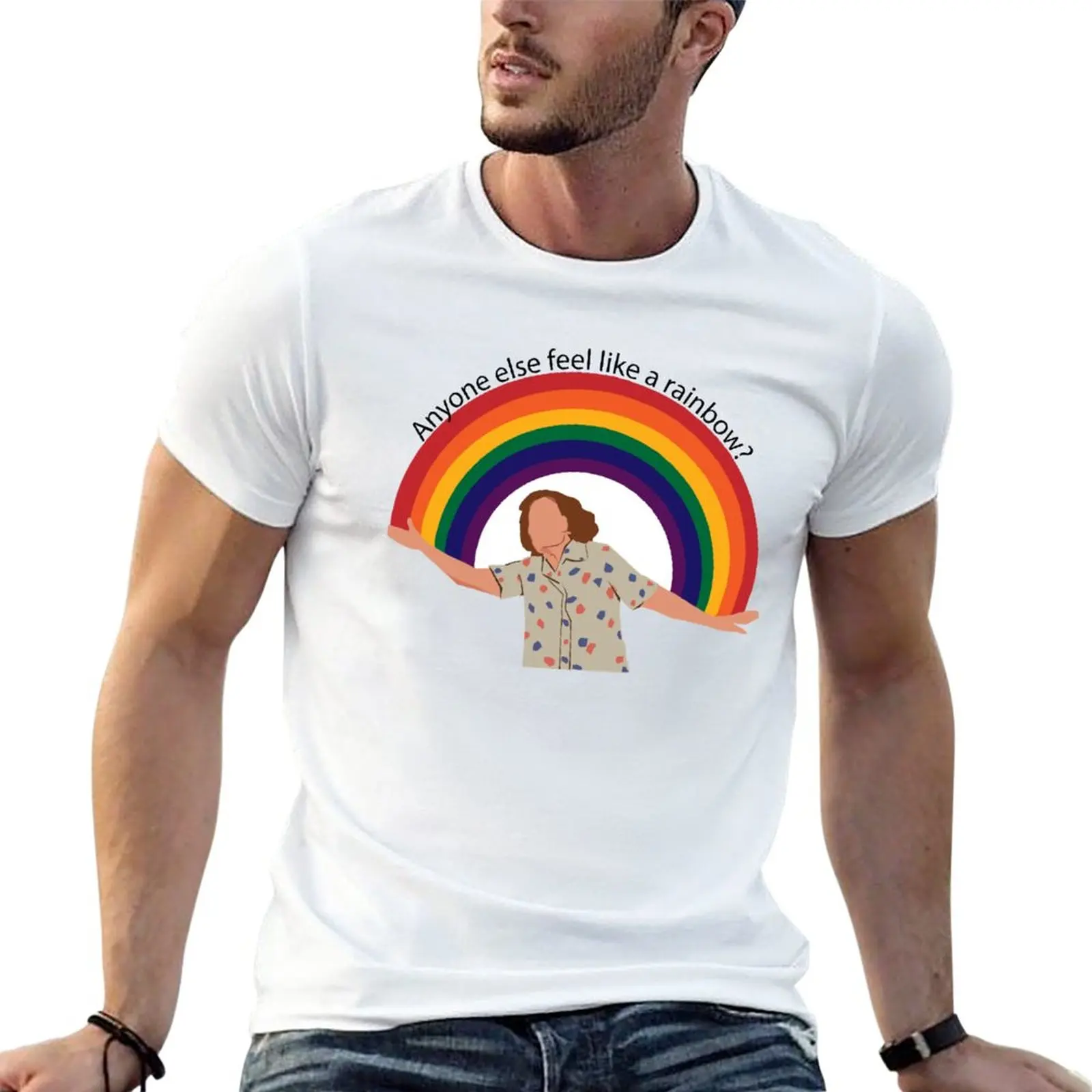 

New Kitty Feels Like A Rainbow (That 70s Show) T-Shirt quick drying shirt T-shirt for a boy boys t shirts black t-shirts for men