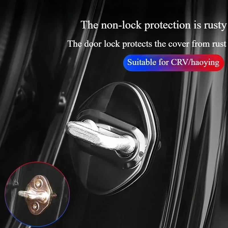 

For Honda CRV CR-V/BREEZE 2017-2023 Door Lock Cover Interior Modification Accessories New Shadow Protective Door Lock Cover