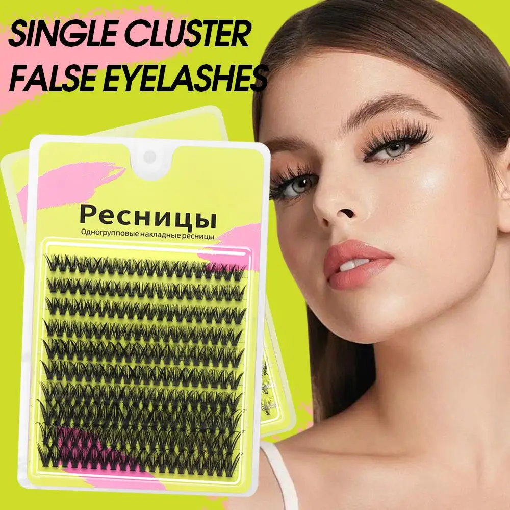 DIY Segmented False Eyelash Fluffy Wispy Individual Cluster Lash Look Tools Natural Makeup Thick Professional Lashes M0O0
