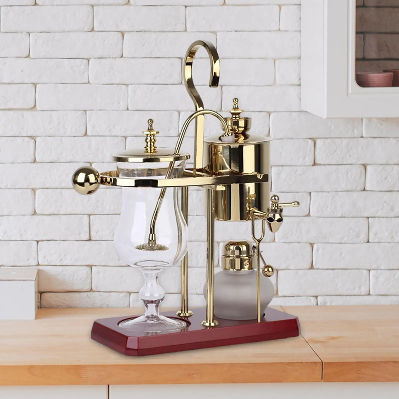 

Belgium Brewing Machine Elegant Siphon Coffee Brewer for hotel Office