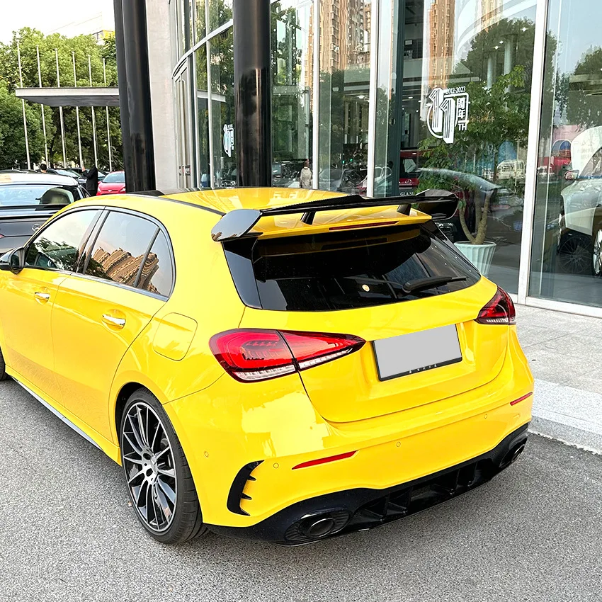 

Rear Trunk Roof Spoiler Wing Lip Tail Tailgate Spoilers For Mercedes Benz W177 A35 A45 AMG Hatchback 2018-2023 Body Kits Tuning