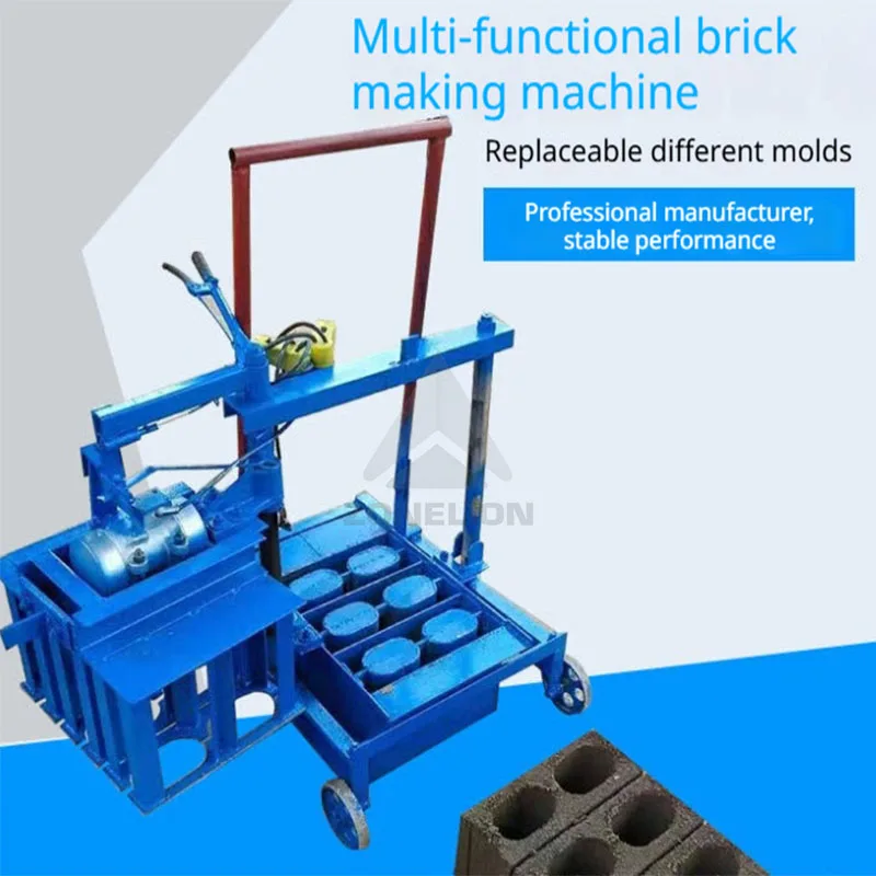 Small Hollow Brick Making Machine For Campus Wall Brick Making