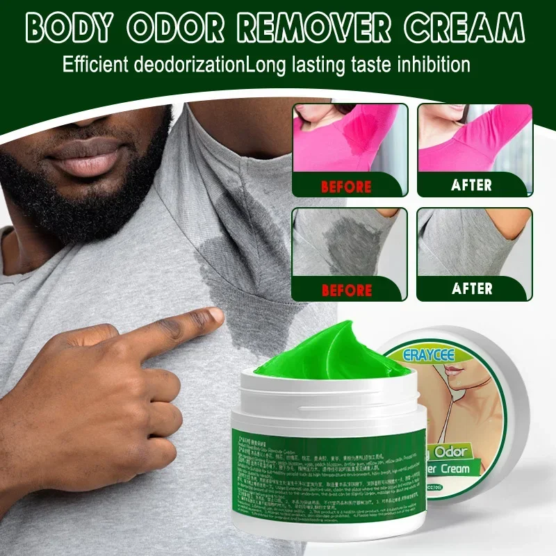 Effective Body Odor Underarm Care Bleaching Cream Effectively Remove Odor Refreshing Lasting Aroma Cream Body Care Men Women 10g