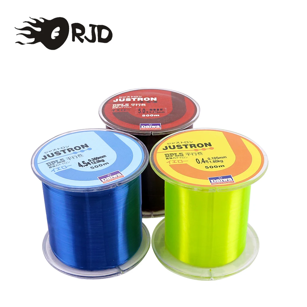 

ORJD Japanese Nylon Fishing Line 500M Durable Monofilament Carp Fishing Line Super Strong 2-35LB Trout Fishing Track pesca