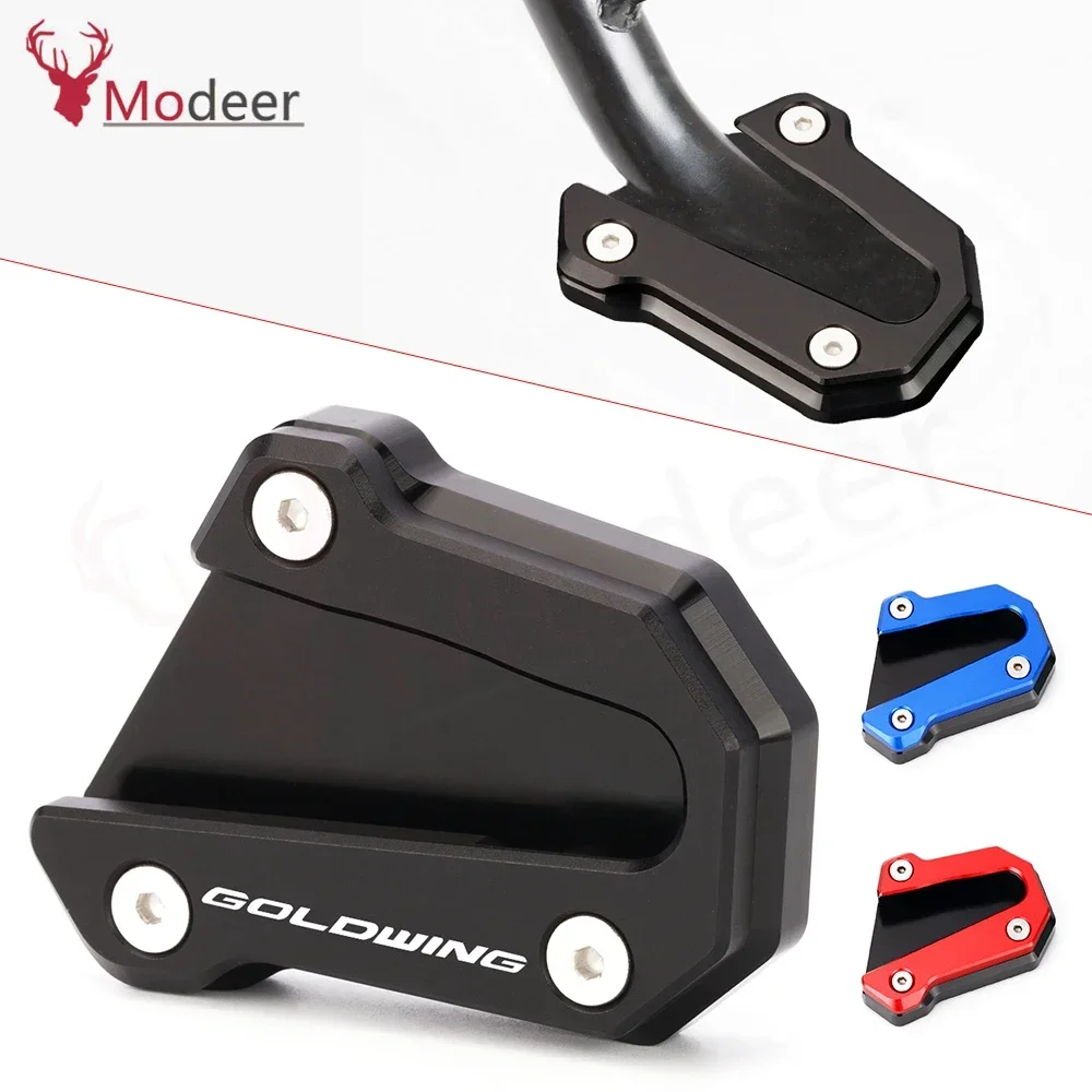 

For Honda GOLDWING GOLD WING 1800 Motorcycle Accessories Decoration Foot Kickstand Side Stand Enlarge Extension Plate