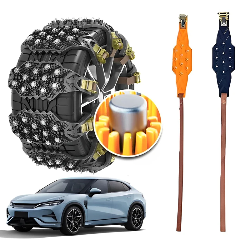 

Universal Tire Steel Studs Anti-skid Chains Oxford Track Snow Truck Tire Chains Winter New Non-injurious Tires Car Accessories