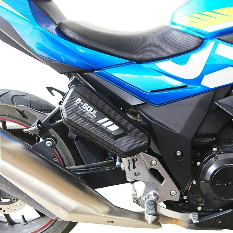 Waterproof Motorcycle Side Bag Saddlebags Tool Storage Motorcycle Accessories Frame Bag Durable Pouch for Riding Side Bag