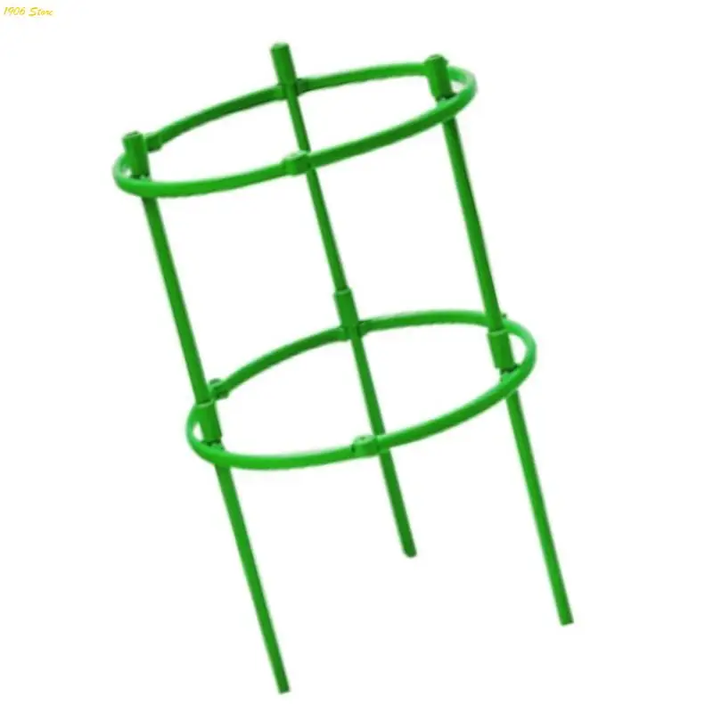 U1JB 2 strati Pianta traliccio Piccola Supporto per piante per piante per letti flessibili da giardino allevati Cagi