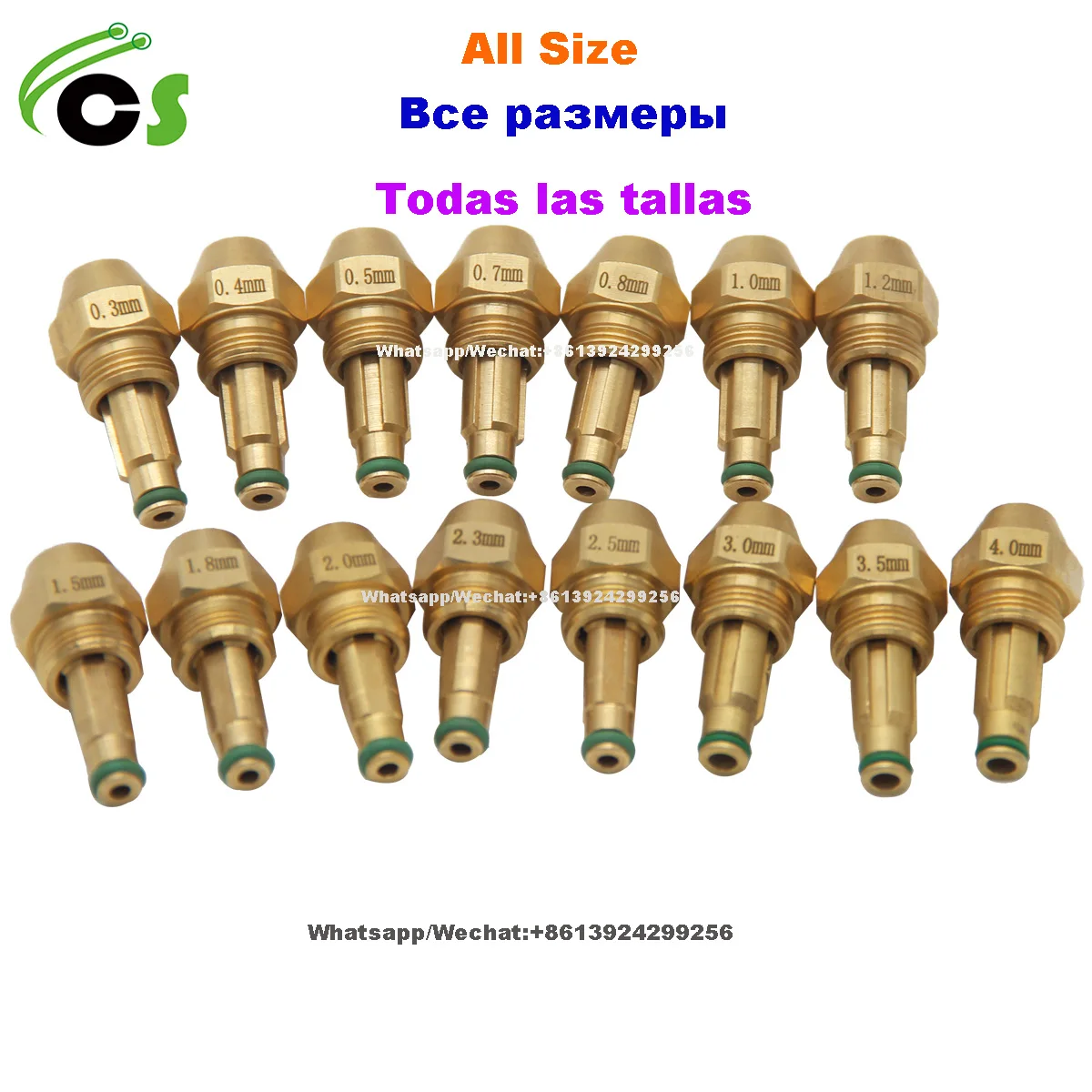 

CSBAO High Quality Waste Oil Burner Nozzle Brass 0.3mm-4.0mm Siphon Full Cone Spray Nozzle Industry Boiler Combustion Injector