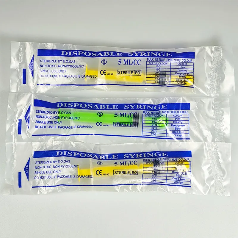 5‑60ML Color Graduated Manual Pet Feeding Syringe, Water Feeding Tool for Cat Dog Bird Small Pets