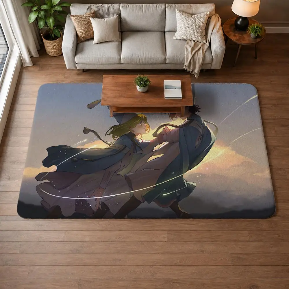

Anime WWitch Hat Ateliered Floor Mat Non-Slip Door Mat,Bath Mat,Kitchen Mat,Super Absorbent Washable Rug for Entryway