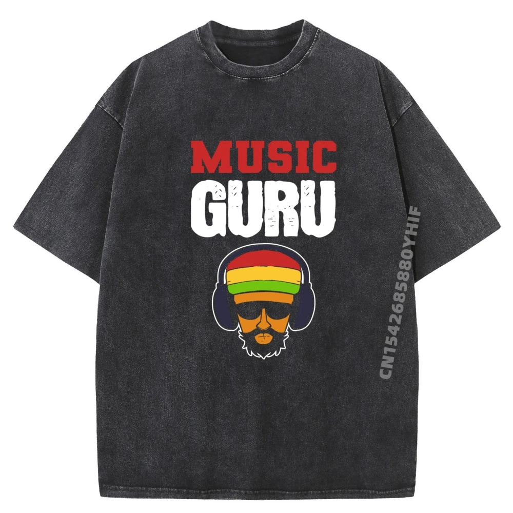 

Music Music Teacher Graphic Tees Men Classic Funny Shirt Mens Vintage Washed T-shirt Mens Printed Clothes