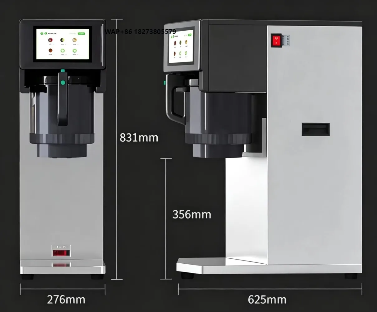 Baiwin Touch Screen Commercial Automatic Tea Brewing Machine Bubble Tea Brewing Machine Tea Brewing Equipment for Cafe