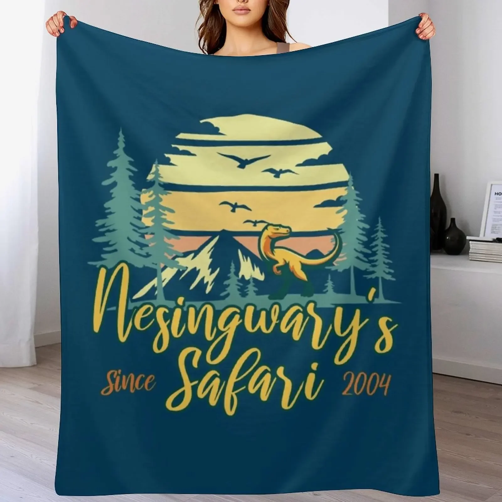 

Nesingwarys Safari Premium Throw Blanket warm winter For Baby Thin Decorative Sofas Blankets