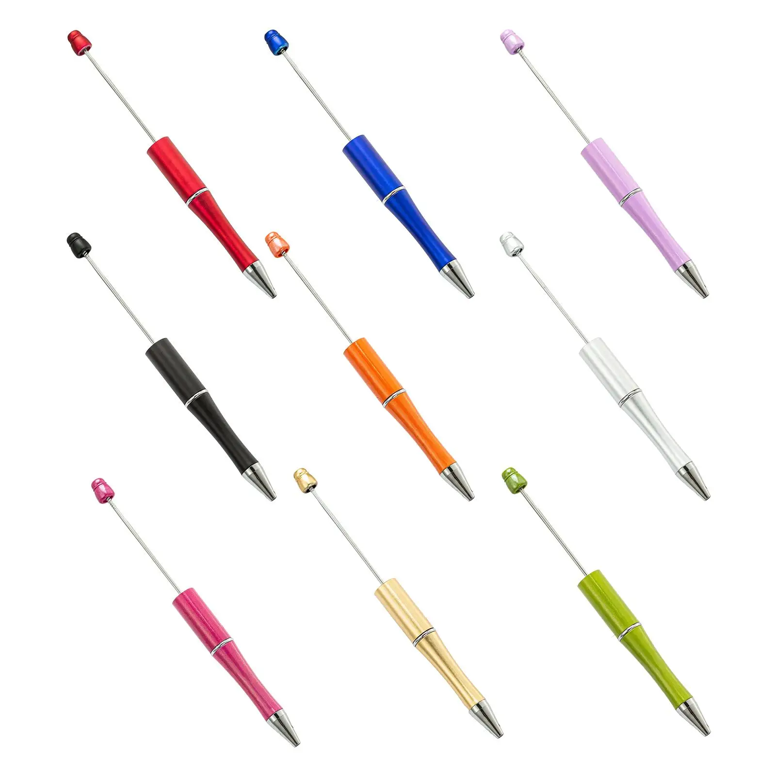 

10 шт., шариковая ручка из бисера, прочная ручка «сделай сам» для детей, рисующих журналов