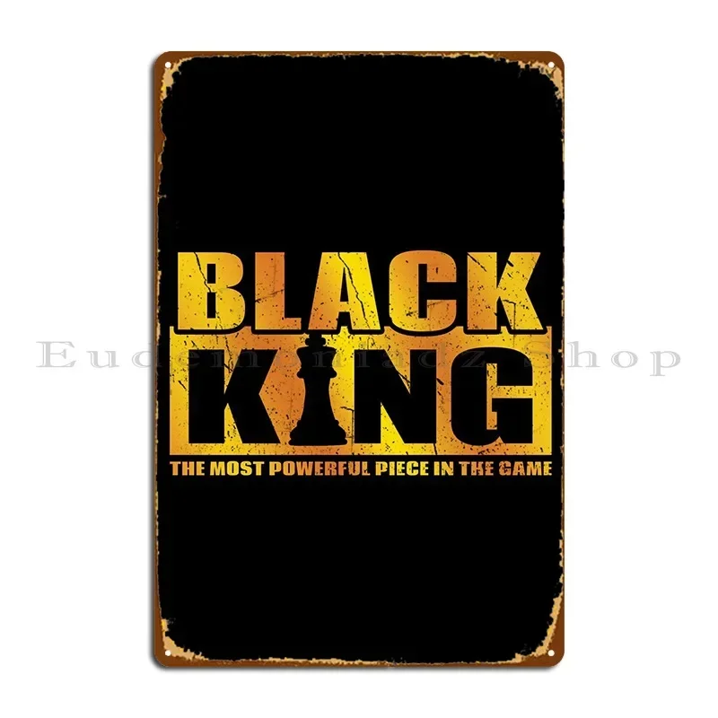 Black Pride Black King Metal Plaque Poster Cinema Cinema Design Cinema Design Tin Sign Poster