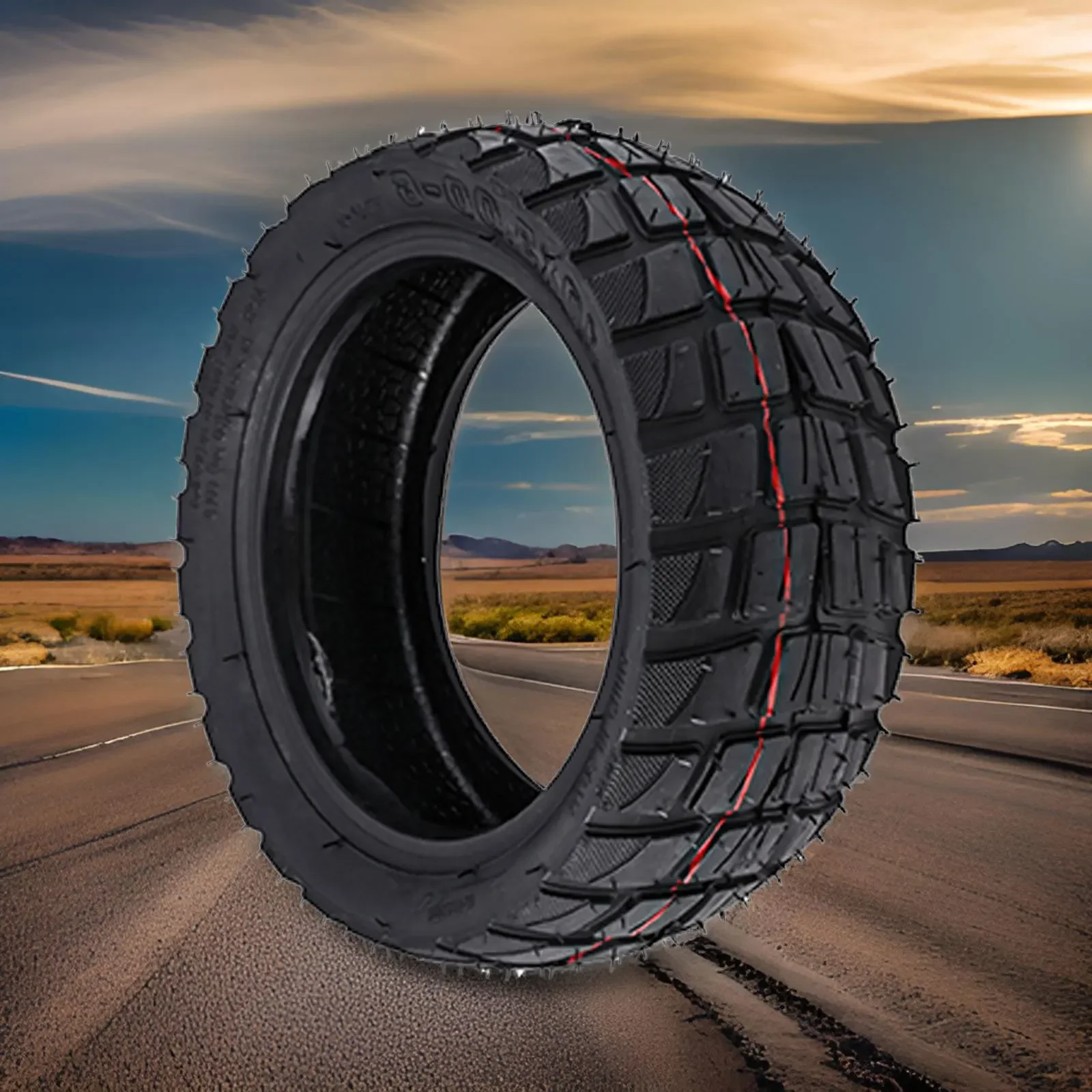 

10x3 00 Tubeless Tire for Electric Scooters Works with For Zero For Kaabo and For Wolf Ideal for Off Road Activities