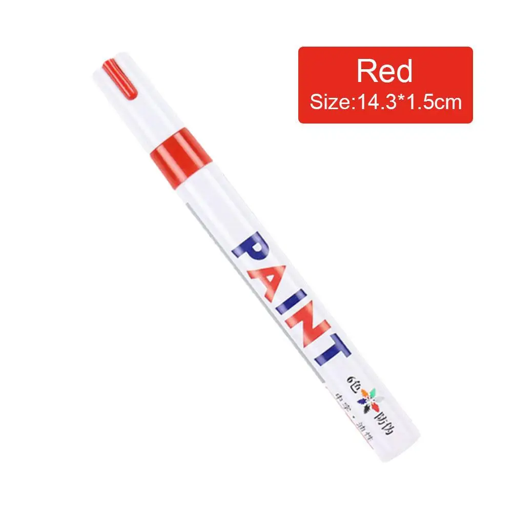 3 stücke weiße Farbe Stift Farbe Marker wasserdichte Autoreifen Öl-basierte Farbe Stift Set schnell trocken und dauerhaft