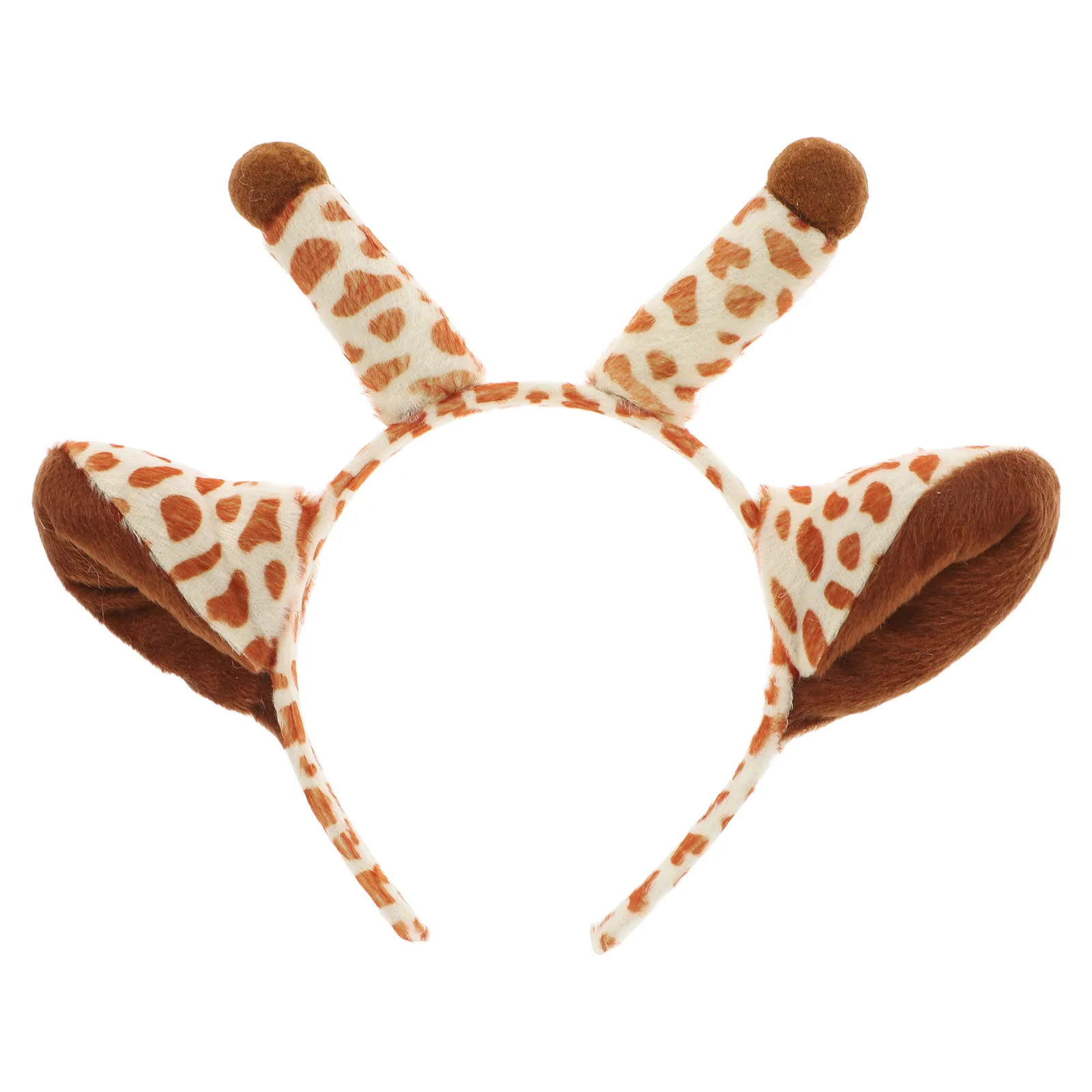 

Детский головной убор в форме рогов жирафа с ушками животных, повязка на голову для вечеринок, косплея, костюмированных мероприятий, украшение для волос