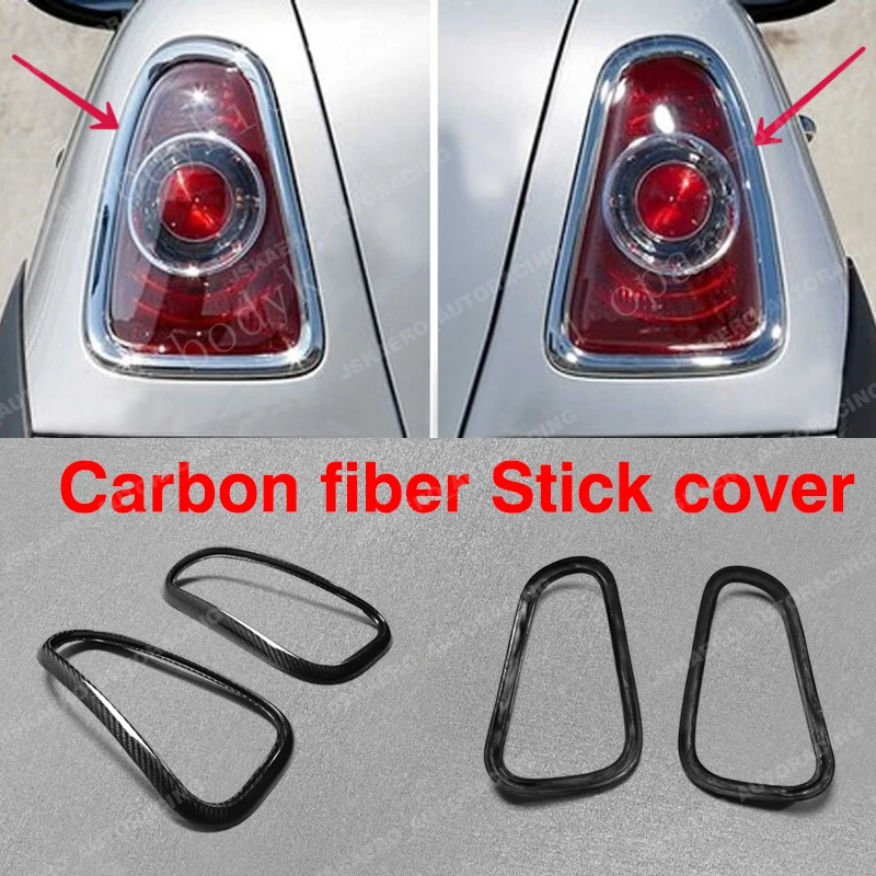 For MINI 01-06 R53 Cooper/S/ONE Rear Light Taillight Surround Cover Carbon Fiber car BodyKits