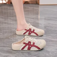 2026 Summer New Slippers Womens Retro Breathable Flat-Soled Shoes Casual Outdoor Slip-On Shoes Soft Slippers Discounted Sandals - Image 4