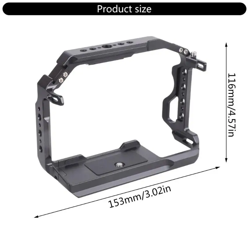 R53C Schutzkäfig für XH2 / XH2S Kamera, Kaltschuh-Montagerahmen, Aluminiumlegierungsrahmenabdeckung, Kaltschuh-Montagerahmen – Detail 6