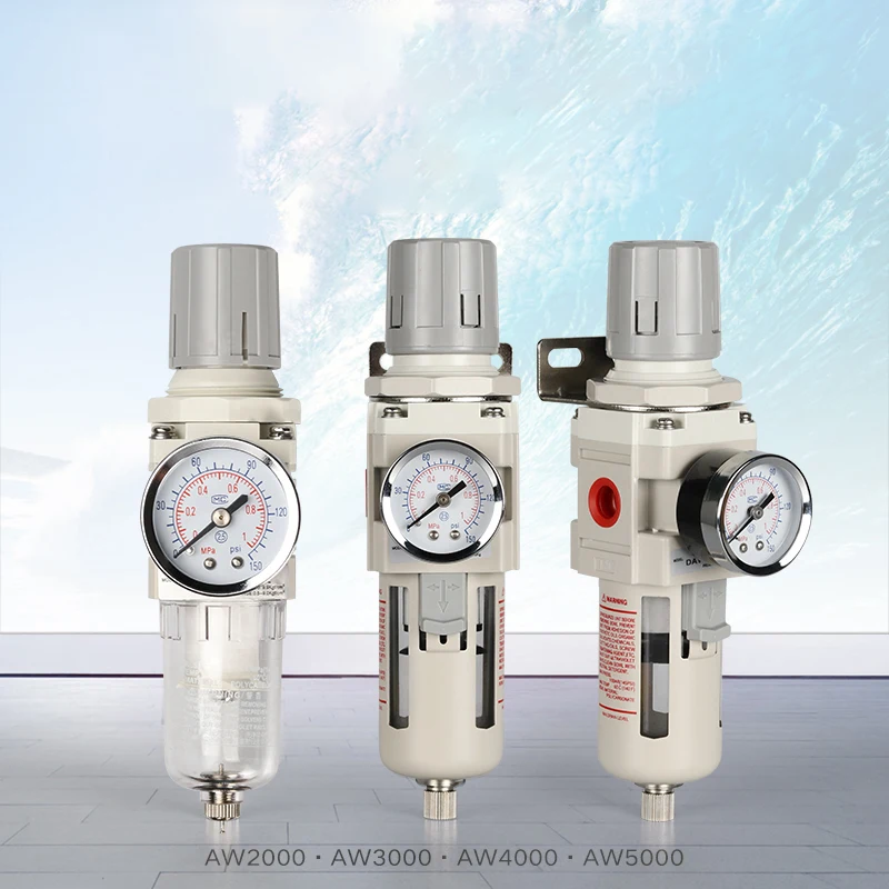 Compressor Air Filter Controller Oil Seperator Filters Pneumatic Air Pressure Regulator AW2000-02 AW3000-03 AW4000-04