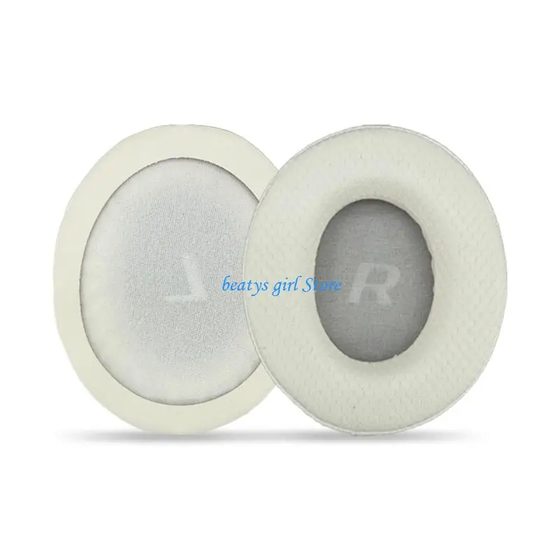 C7AB Over-Ear Headphone Maintenance Ear Covers, Replacement Pair with Left and Right Side Identification Guide Use for MCHOSE S9