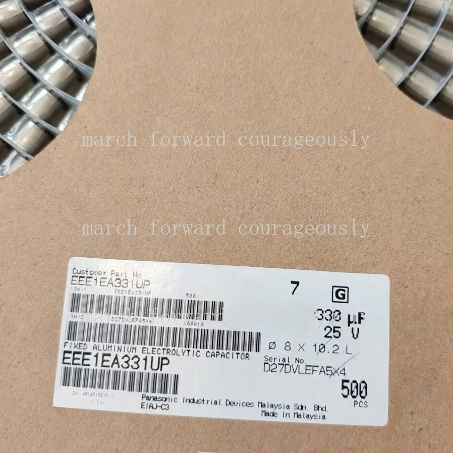 100pcs 330UF 25V for Panasonic 25V 330UF Surface Mount Capacitor 8X10 105°C