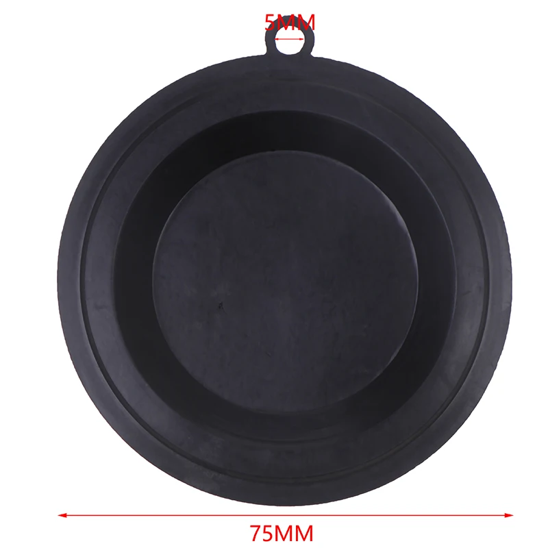 5 pezzi di alta qualità nero 75mm membrana a pressione dell'orecchio singolo per scaldabagno a Gas accessori fai da te connessione dell'acqua