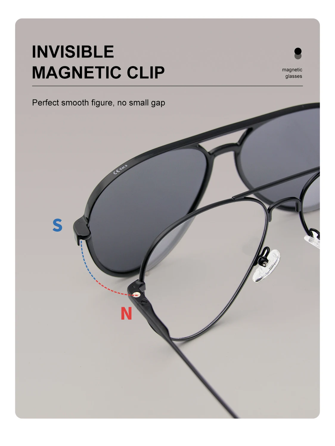 X207 Sonnenbrille für Herren, polarisierte Sonnenbrille, Reisebrille, klassische Pilotenbrille mit UV 400-Schutz – Detail 3