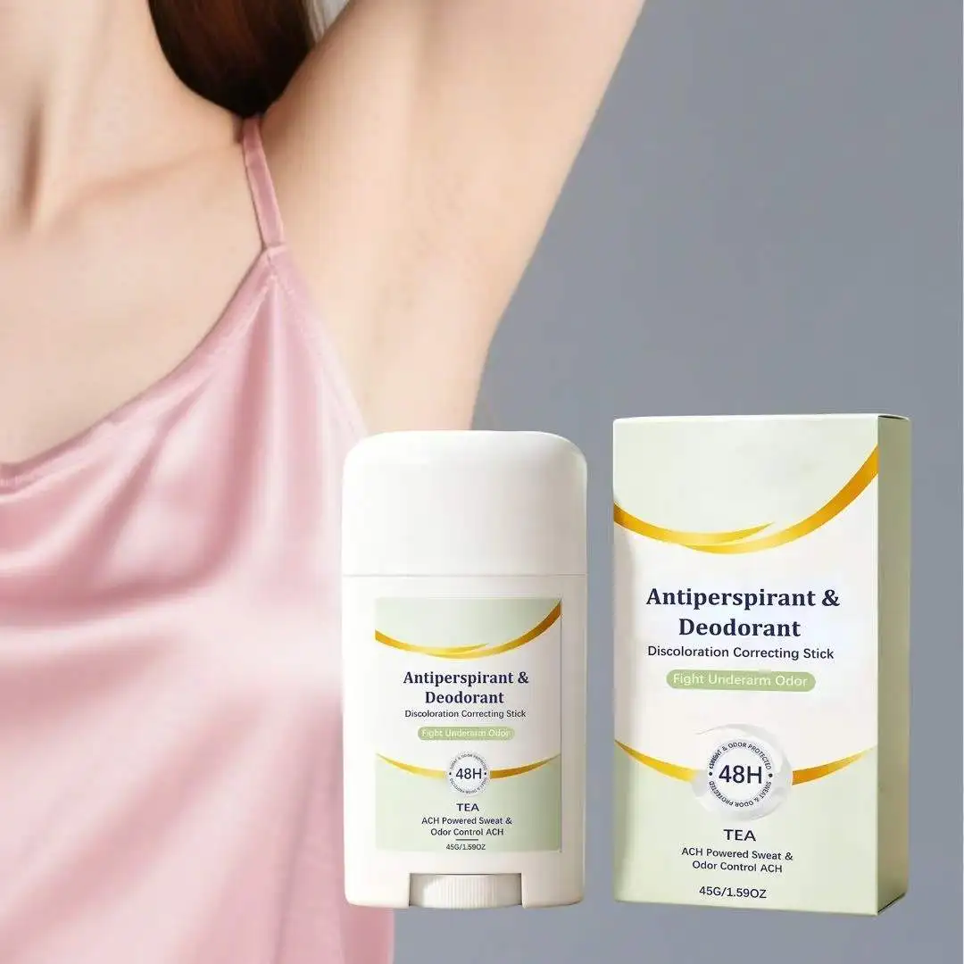 Deodorant Stick with floral fragrance, underarm odor suppression residual fragrance clean odor and sweat reducing body lotion