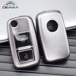 For VW Volkswagen MK4 Bora Golf 4 5 6 Jetta Passat Polo Bora Touran Skoda Seat TPU 2 3 Buttons Car Key Case Cover Shell Fob