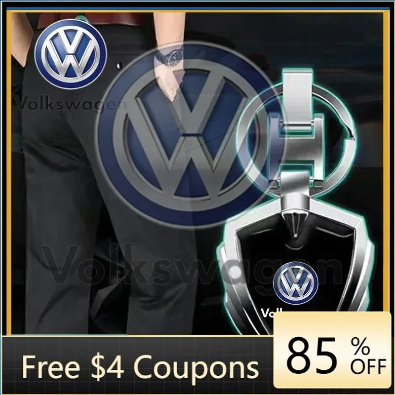 

Hot 2025 New B5 2025 Hot For Volkswagen 3D Metal Alloy Car Keychain Clouds Pattern Shield Key Rings For Volkswagen CC R-Line GTI
